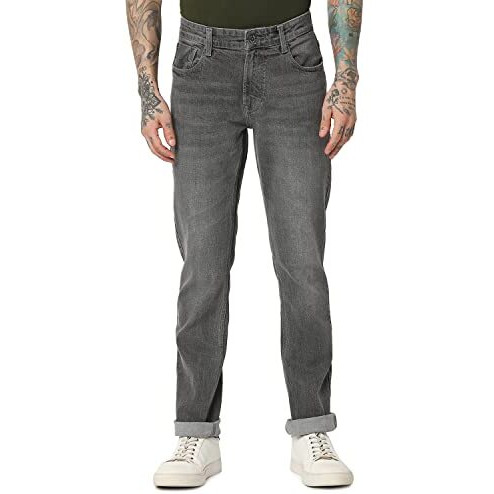 Spykar Men's Rover Jeans (Ecro-01Bb-011_Grey_34)