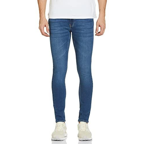 Spykar Men's Super Skinny Low Rise Jeans