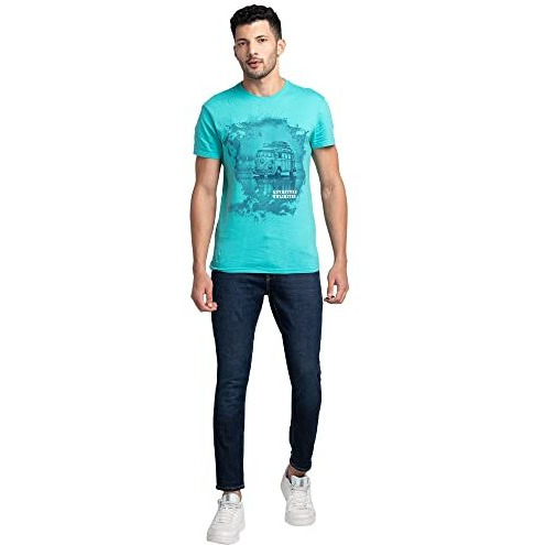 Spykar Men's Solid Slim Fit Jeans (Size 34)-Eckn2Bb022-Dark Blue