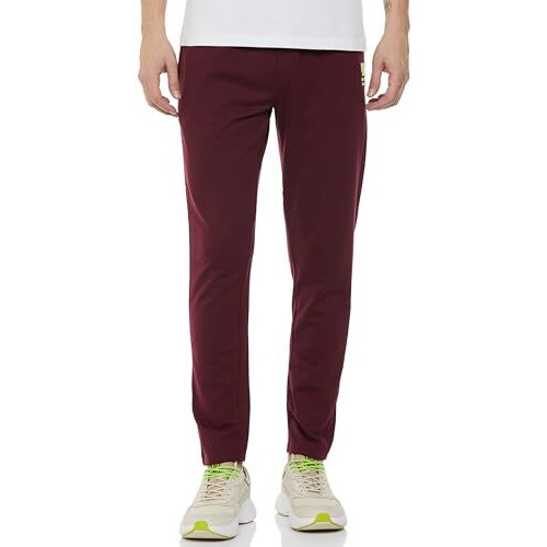 Underjeans Men's Relaxed Track Pants (Ujnosppj012Wine_Wine