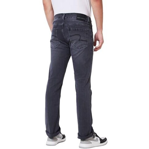 Spykar Mid Rise Bootcut Fit Black Jeans For Men (Size 34)-Mdraf1Bd011