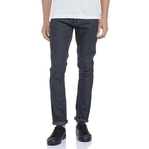 Spykar Men's Skinny Fit Low Rise Jeans Grey