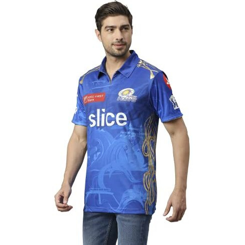 Playr Men's Solid Regular Fit T-Shirt (Prmi23-Mj-Ro45_Blue