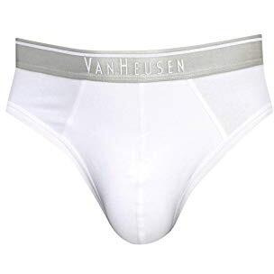 Van Heusen Men's Cotton Quick Dry Cotton Brief (Pack Of 1) (Ihilbr1Swh30001_White_Medium_White_M)