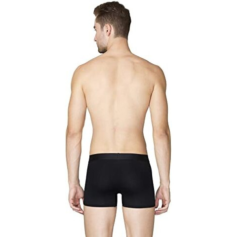 Van Heusen Men Breathable Air Series Active Trunks - Polyamide Elastane - Swift Dry, High Stretch Mesh_40047_Pure Black01_M