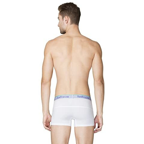 Van Heusen Men Breathable Air Series Active Trunks - Polyamide Spandex - Swift Dry, Elasticized Waistband_40045_White01_M