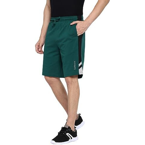 Van Heusen, Van Heusen Athleisure Men's Hybrid Shorts (50006_Forest Green