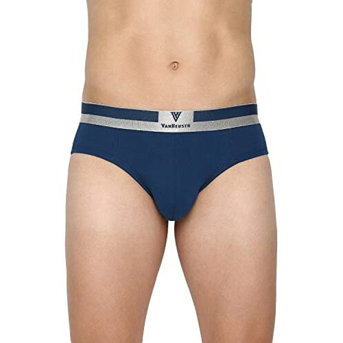 Van Heusen Men Briefs - Pima Cotton Stretch - Colour Fresh, Ultra Soft, Solid
