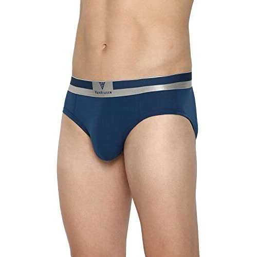 Van Heusen Men Briefs - Pima Cotton Stretch - Colour Fresh, Ultra Soft, Solid