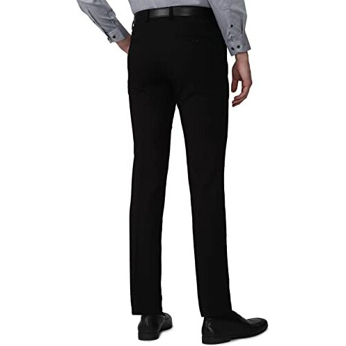 Van Heusen Men's Slim Pants (Vhtffslbd64592_Black_42)