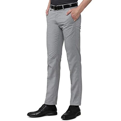 Van Heusen Men's Slim Pants (Vhtffslbi82940_Grey_42)