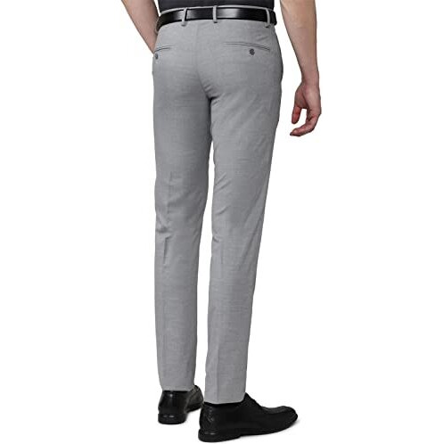 Van Heusen Men's Slim Pants (Vhtffslbi82940_Grey_42)