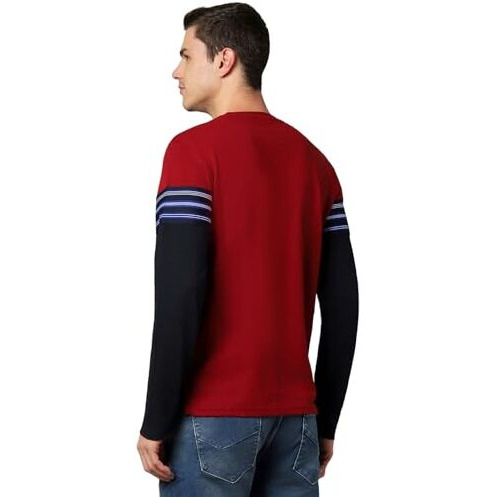 Allen Solly Men's Slim Fit T-Shirt (Askcksgfr18730_Navy