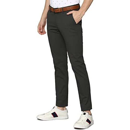 Allen Solly Men's Slim Casual Pants (Astfqsrfq22143_Grey_38)