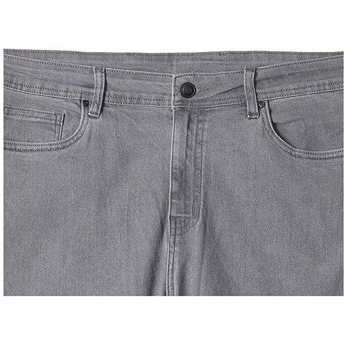Max Men's Mid-Rise Carrot Fit Jeans (Grey_32)
