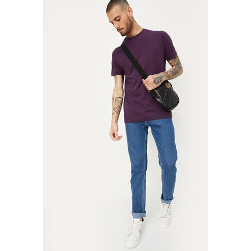 Max Men Skinny Fit Washed Mid Rise Jeans (Noosdskbsc06Nlight Blue)_38