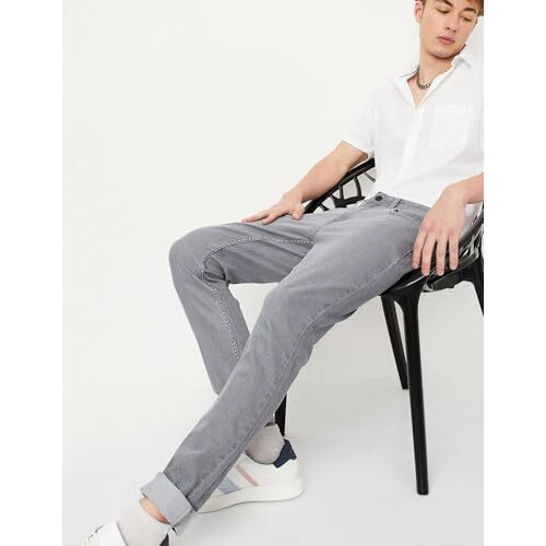 Max Men's Skinny Jeans (Noosdskbsc24Grey