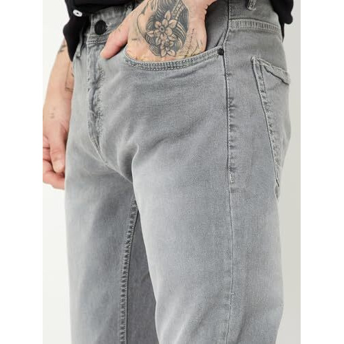 Max Men's Slim Jeans (Dmbslfes2303Gv_Grey_34