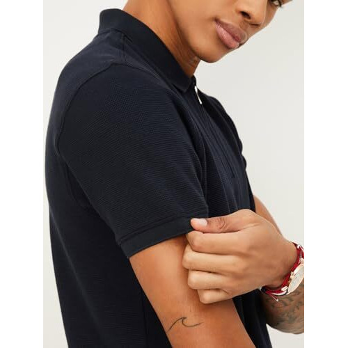 Max Men's Regular Fit T-Shirt (Scckhsu2434Jz_Navy_S