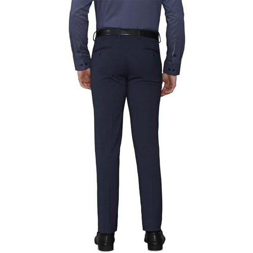 Louis Philippe Men's Slim Work Utility Pants (Lptfmslp451364_Navy
