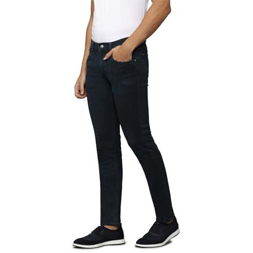 Louis Philippe Men's Slim Jeans (Lrdncslpe73915_Navy