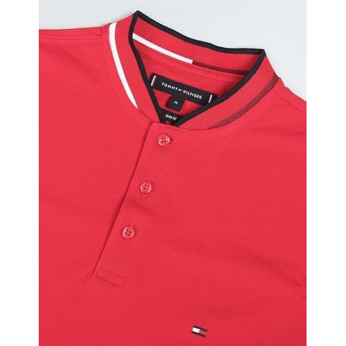 Tommy Helfiger Red Color Mens T-Shirt (L)