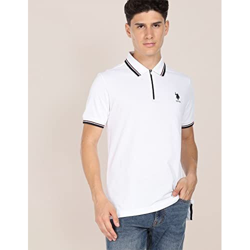 U.S. Polo Assn. Men's Regular Fit T-Shirt (Ustshf0091_White