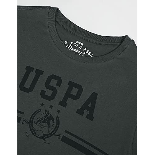 U.S. Polo Assn. Men's Cotton Regular Fit T-Shirt (Udtshf0205_Olive, Large