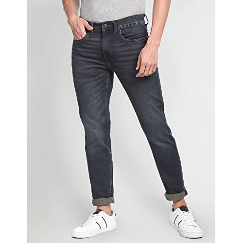 U.S. Polo Assn. Men's Slim Jeans (Udjen0624_Blue