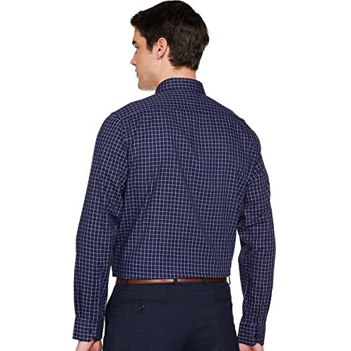 Arrow Checkered Slim Fit Dobby Formal Shirt Maroon