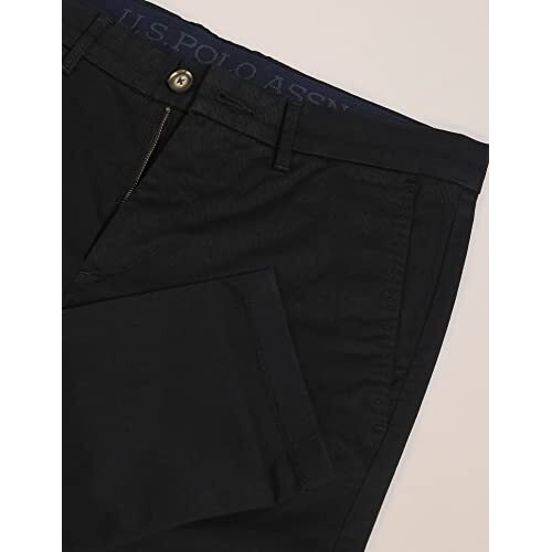 U.S. Polo Assn. Men's Austin Trim Fit Stretch Casual Trouser (Ustro0638_Black_30)