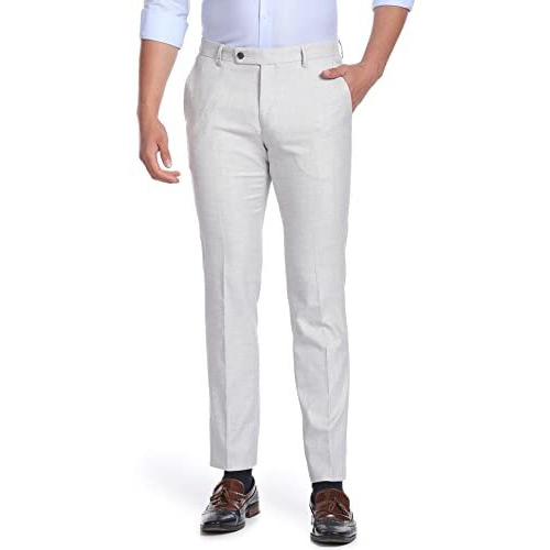 Arrow Men's Tailored Pants (Aradotr2835_Light Grey