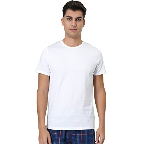 U.S. Polo Assn. Men Cotton Short Sleeve Ev004 Regular Fit Vest - Pack Of 1 (White Medium)
