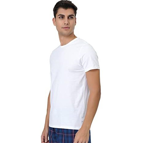 U.S. Polo Assn. Men Cotton Short Sleeve Ev004 Regular Fit Vest - Pack Of 1 (White Medium)