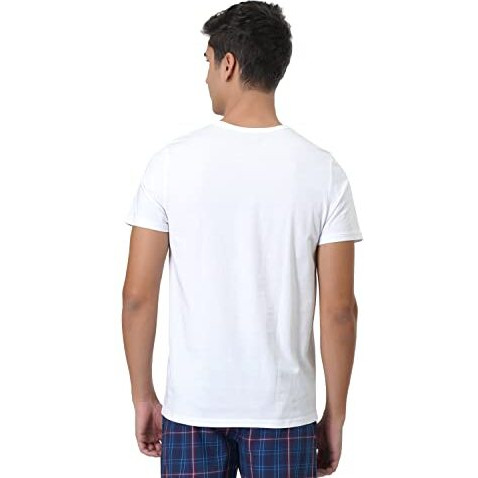 U.S. Polo Assn. Men Cotton Short Sleeve Ev004 Regular Fit Vest - Pack Of 1 (White Medium)