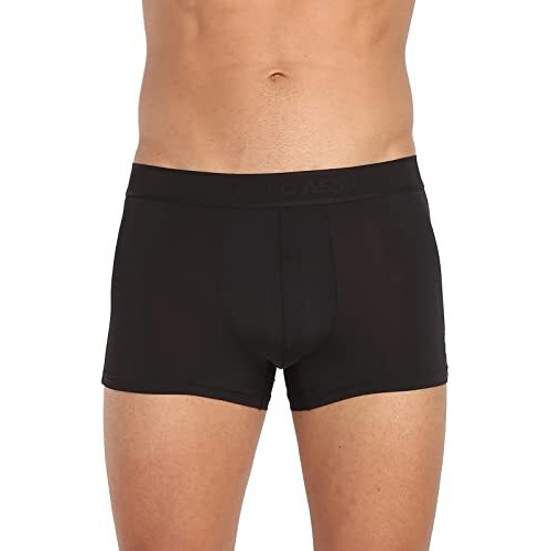 U.S. Polo Assn. Mens Nylon Stretch Moisture Wicking At001 Active Trunks - Pack Of 1 (Black M)