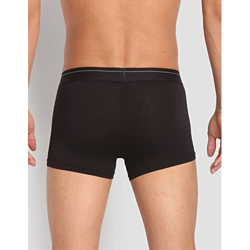 U.S. Polo Assn. Mens Modal Cotton Stretch Antibacterial Pt003 Premium Trunks - Pack Of 1 (Black M)