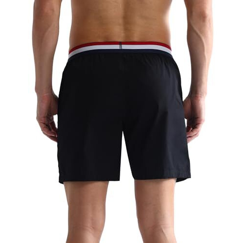 U.S. Polo Assn. Men's Cotton Blend Classic Solid Boxer Shorts (Pack Of 1) (Iybe-Pl_Black