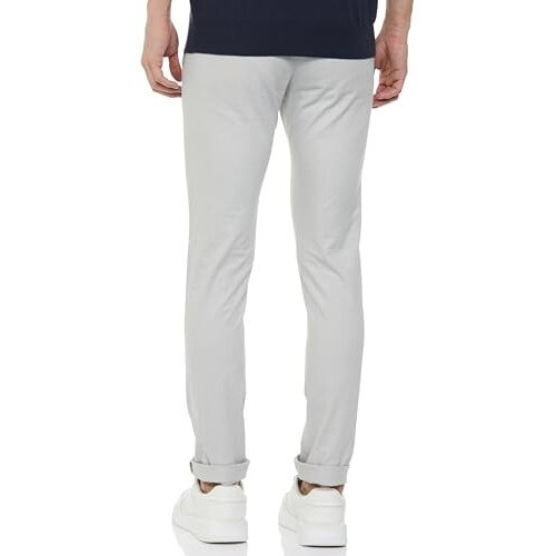 Arrow Men's Solid Slim Fit Acrylic Casual Trouser