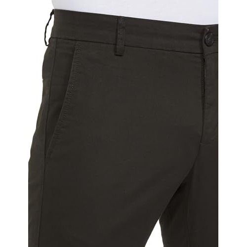 Arrow Men's Solid Slim Fit Acrylic Casual Trouser Grey