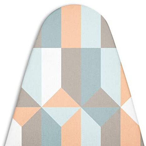 Encasa Xo Ironing Board Cover With 4Mm Extra Thick Felt Pad For Steam Press - Blocks - (Fits Standard Large Boards Of 125X39 Cm) Elastic Fitting, Heat Reflective, Protective