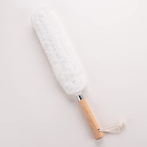 The Better Home Microfiber Feather With Handle Duster For Home Cleaning | Fan Cleaner Brush With Long Road | Dusting Brush For Home Cleaning | Home Cleaning Accessories | Cleaning Supplies | 1 Pack