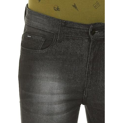 Ketch Men's Skinny Jeans (Khjn000398_Dark Grey_32)