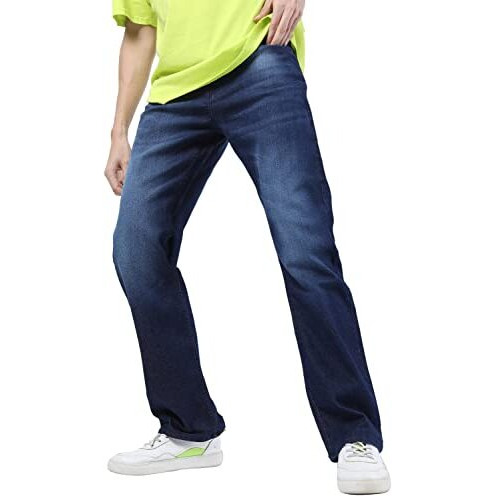 Ketch Men's Straight Jeans (Khjn000505_Dark Blue_30)