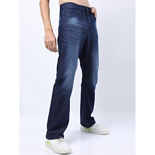 Ketch Men's Straight Jeans (Khjn000505_Dark Blue_30)