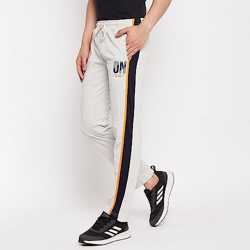 Duke Stardust Men Regular Track Pant (Lf5690_L.Grey Melange_L)