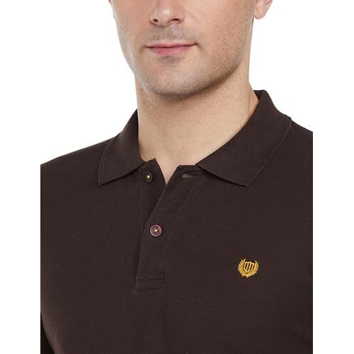 Duke Stardust Men Half Sleeve Cotton T-Shirt (Sd51_Mocha_Xl)