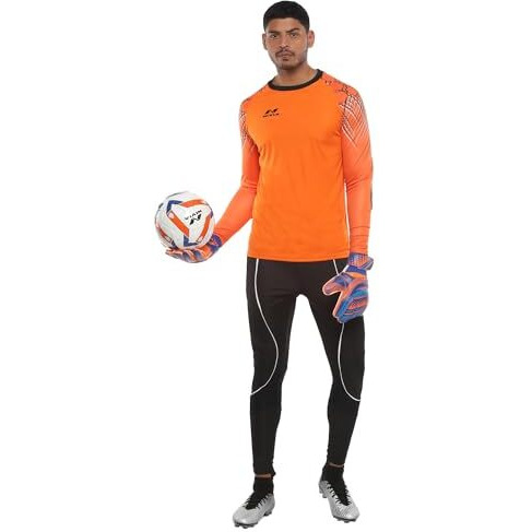 Nivia Goalkeeper Pant Only For Men/Gym And Sports Wear/Comfortable Durable Fabric/Skinny Body Fit For Athletic Workout And Running (Black,L)
