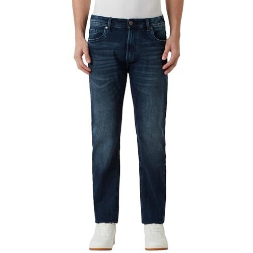 Peter England Men's Regular Jeans (Pjdnaotfm93159_Navy
