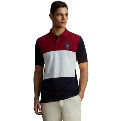 Peter England Men's Regular Fit T-Shirt (Pckpirgfo83908_Multi